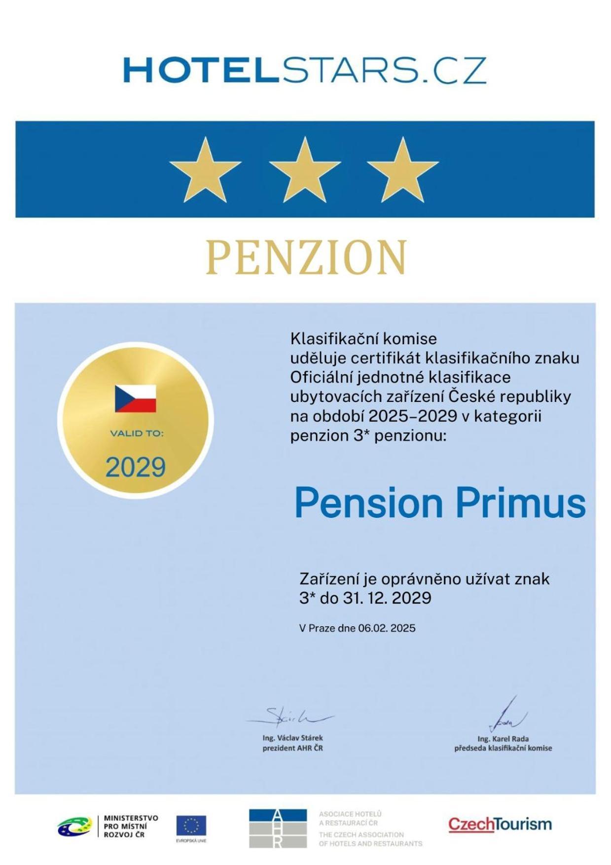 Pension Primus Бероун Екстер'єр фото